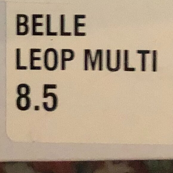 Steve Madden Leopard/Studded Detailed "Belle" Sneakers Size 8.5 NWT - Picture 5 of 13